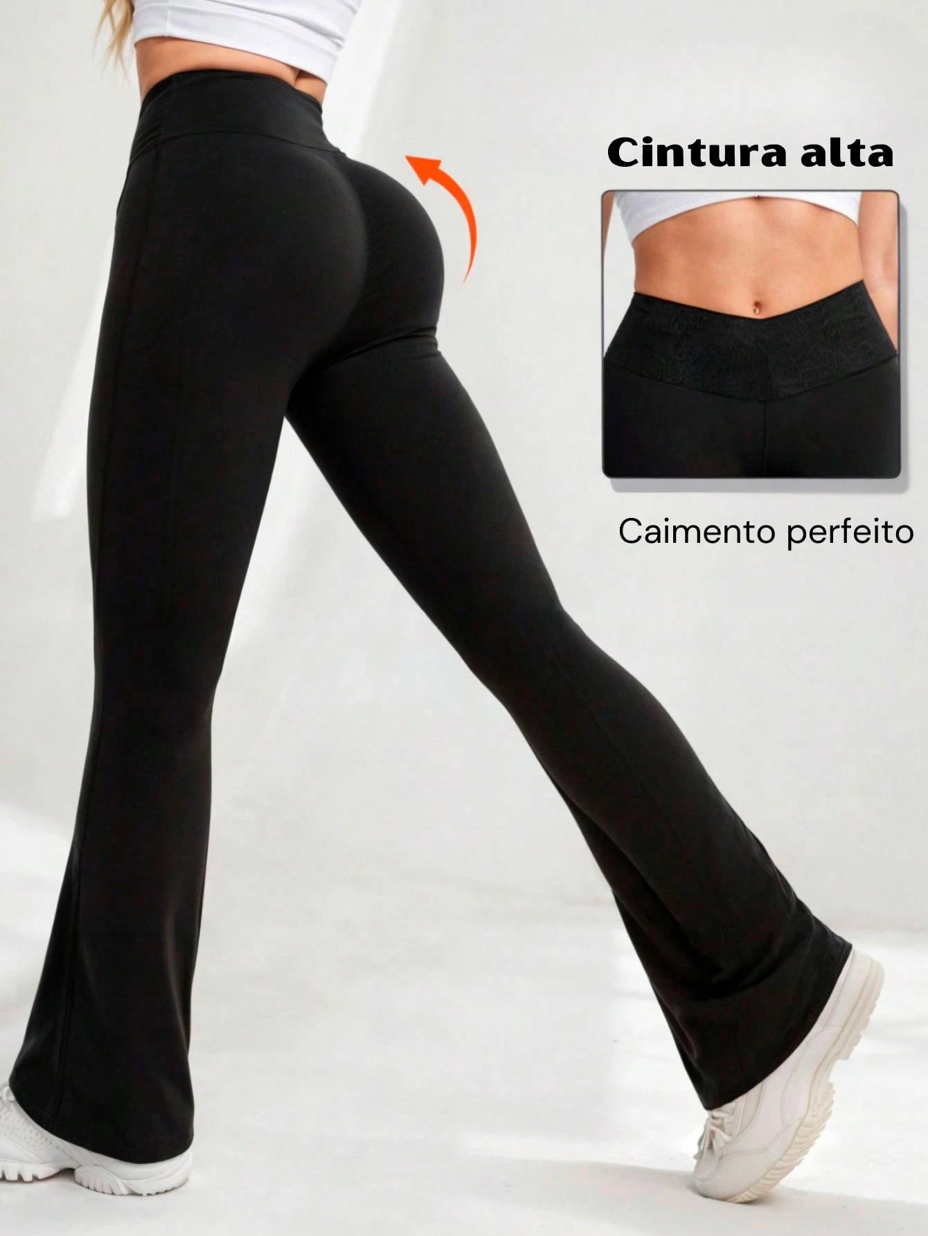 Calça Bailarina Cintura Alta