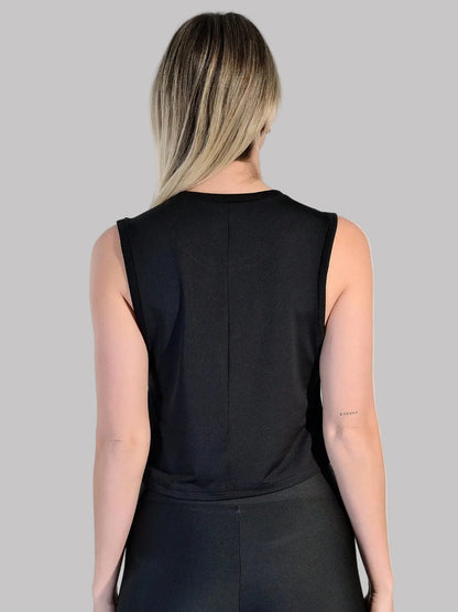 Regata fitness cropped com tecnologia DRYFIT ideal para todos os esportes