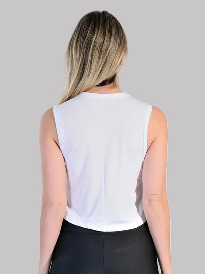 Regata fitness cropped com tecnologia DRYFIT ideal para todos os esportes