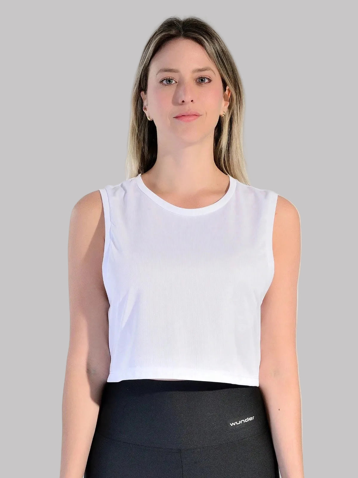 Regata fitness cropped com tecnologia DRYFIT ideal para todos os esportes