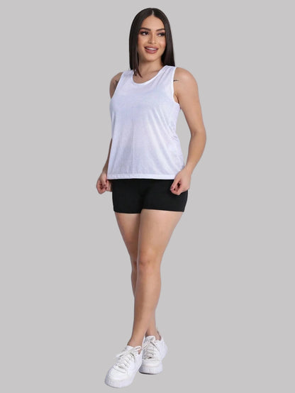 Regata Feminina Dry Fit Furadinha Roupa Academia Fitness Esportiva Treino